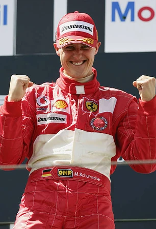 Michael Dell and Michael Schumacher