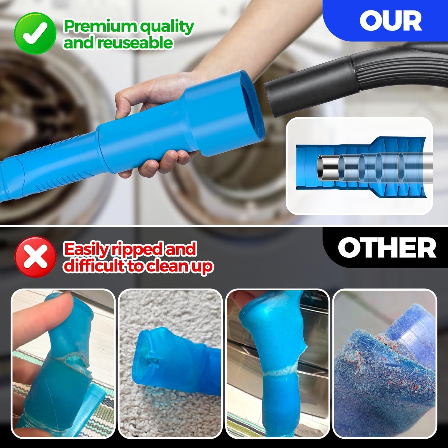 Holikme Dryer Vent Cleaner Kit