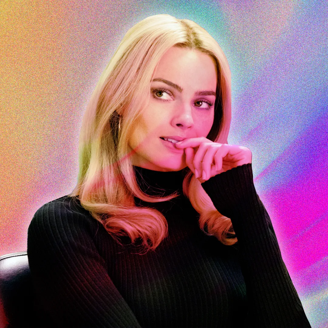 Masayoshi Son and Margot Robbie