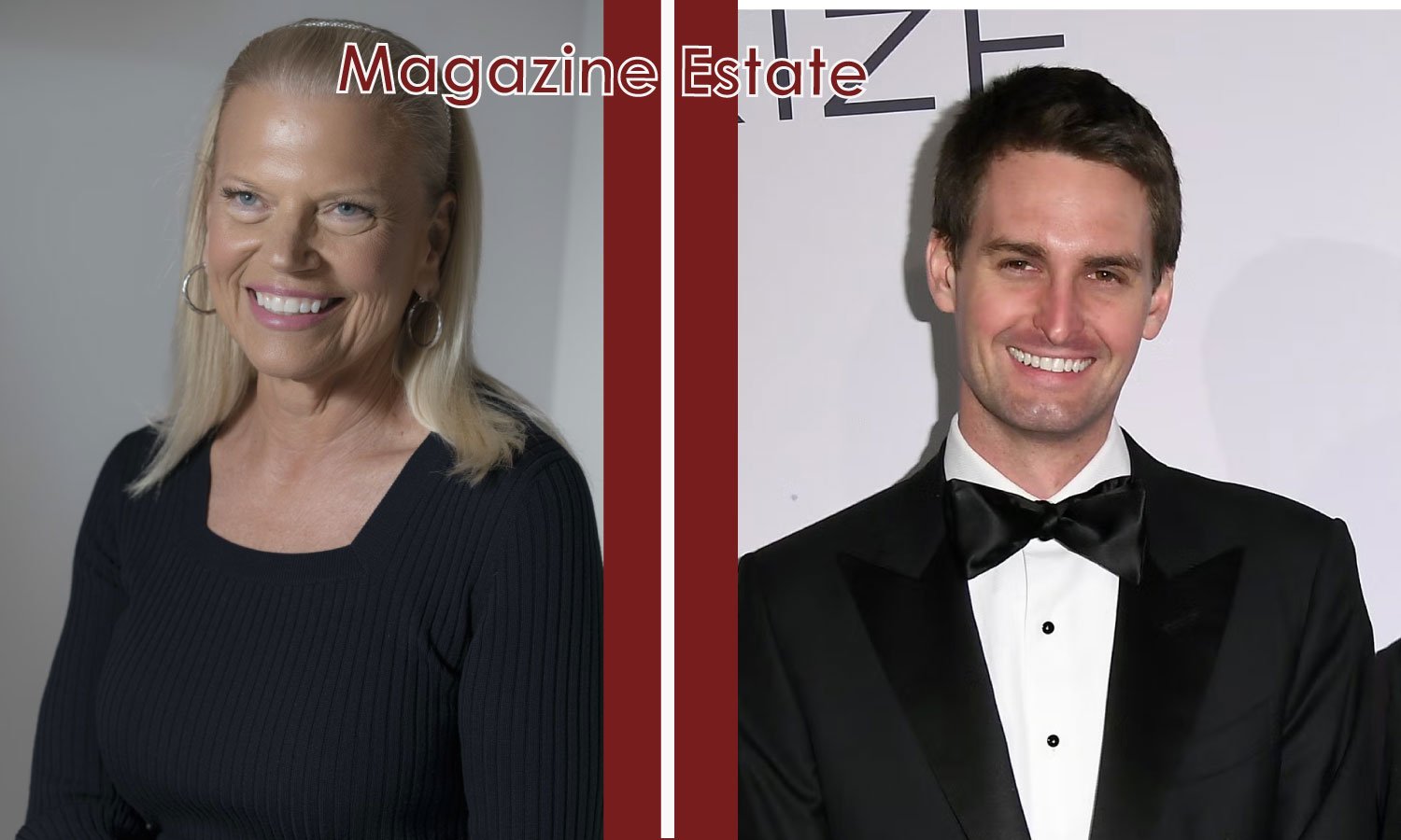 Ginni Rometty and Evan Spiegel