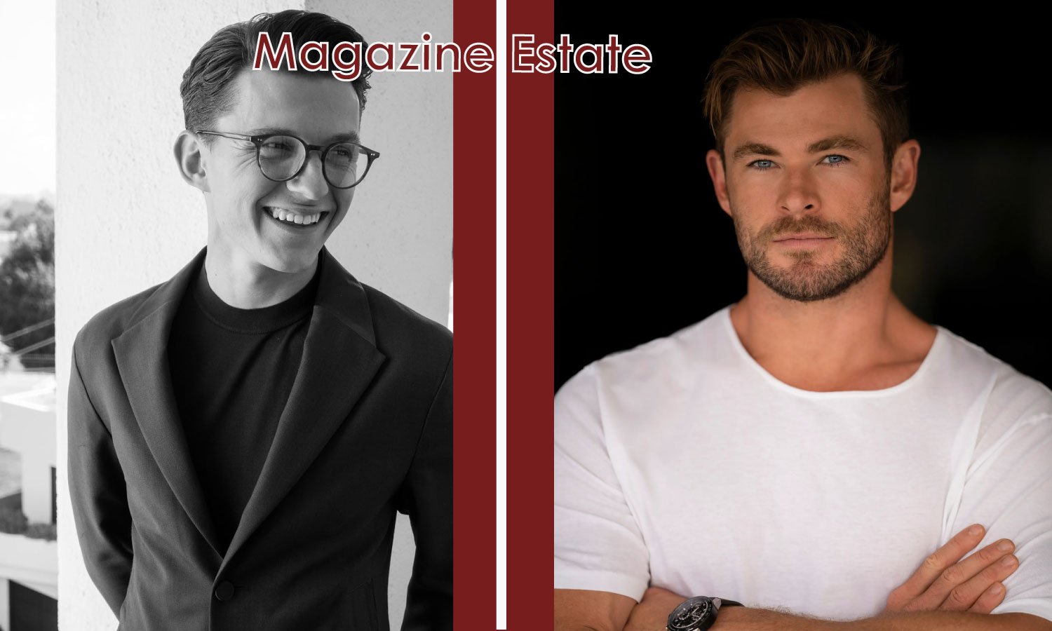 Tom Holland and Chris Hemsworth